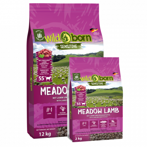 Wildborn Meadow Lamb 12 kg + 2 kg gratis