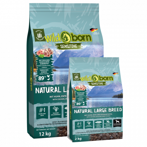 Wildborn Natural Large Breed 12 kg + 2 kg gratis