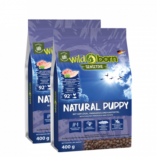 Wildborn Natural Puppy 400 g + 400 g gratis