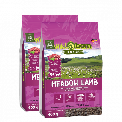 Wildborn Meadow Lamb 400 g + 400 g gratis