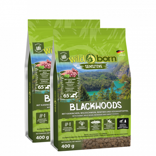 Wildborn Blackwoods 400 g + 400 g gratis