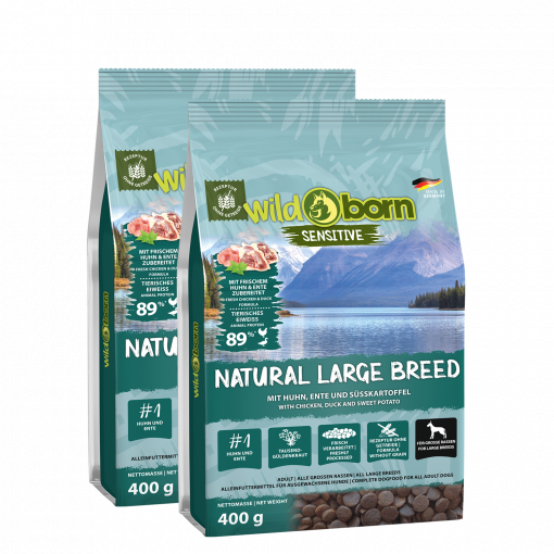 Wildborn Natural Large Breed 400 g + 400 g gratis